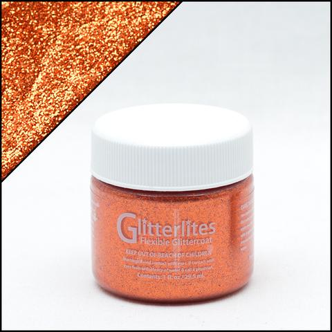 Angelus Glitterlites Paint - Orange Orange