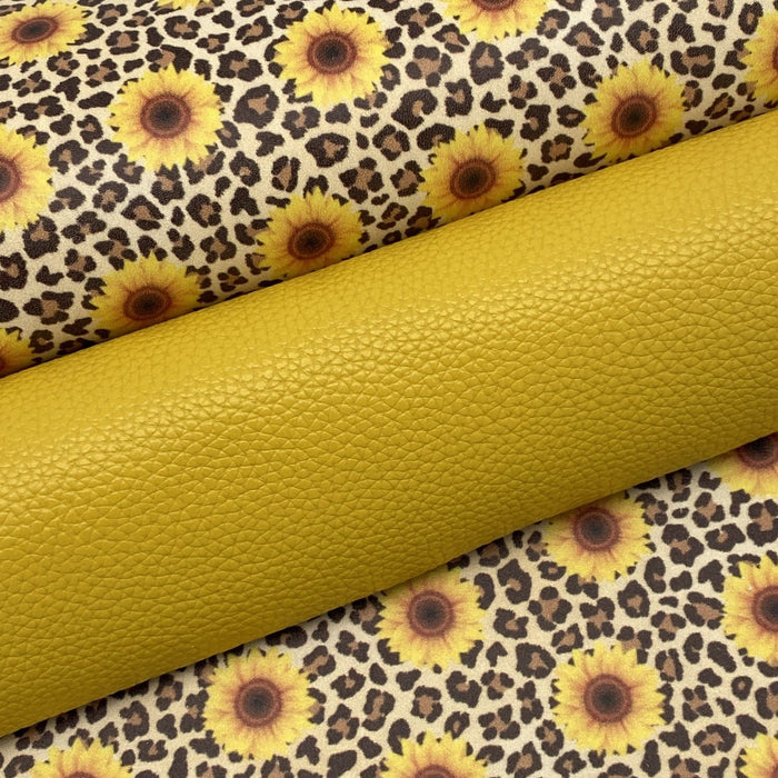 Sunflower Leopard Printed Cowhide