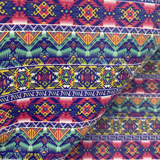 Thunderbird Aztec Printed Cowhide Leather