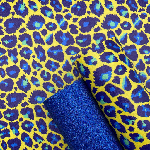 Leopard Printed Faux Leather Sheet
