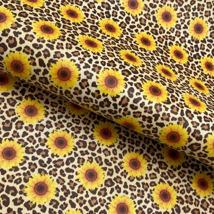 Sunflower Leopard Marine Vinyl