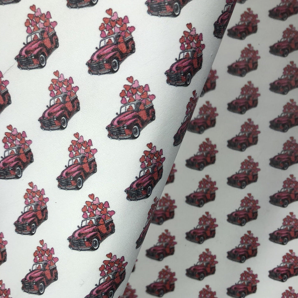 Truckload of Love Printed Leather