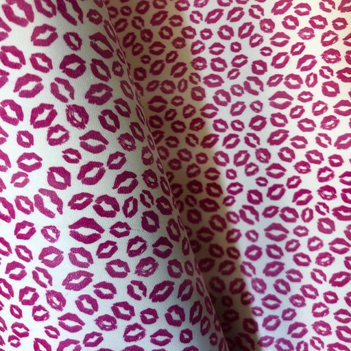 Lot's Of Kisses Printed Leather