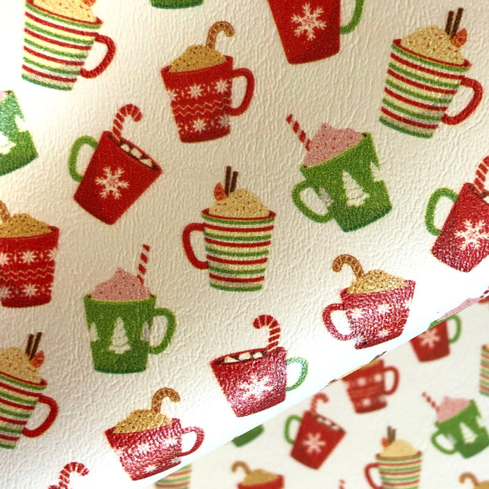 Hot Cocoa - Marine Vinyl Faux Leather