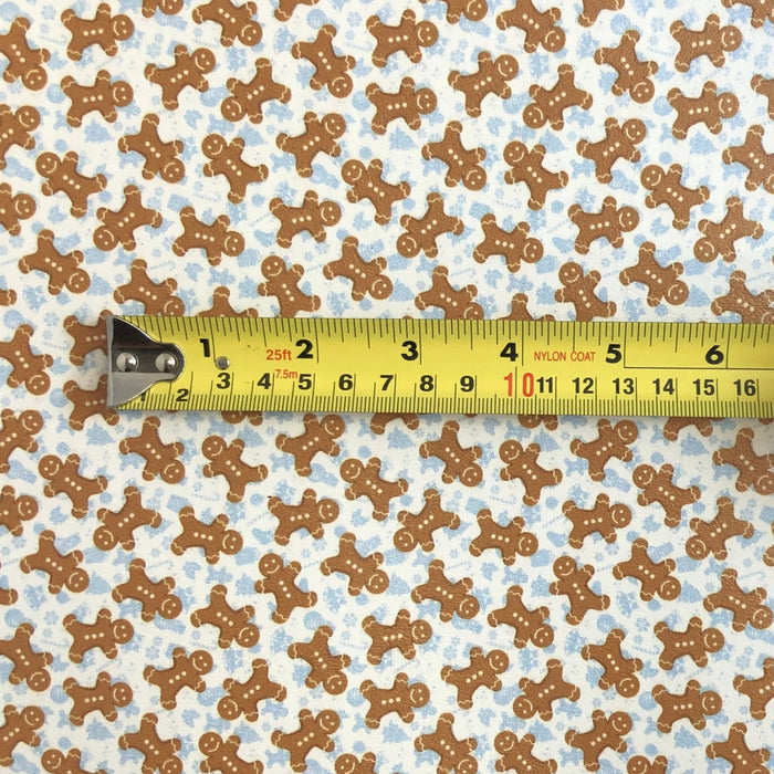 Gingerbread Cookie Marine Vinyl Faux Leather