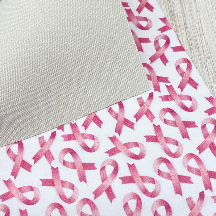Pink Ribbon - Printed Marine Vinyl
