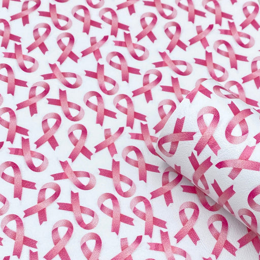 Pink Ribbon - Printed Marine Vinyl