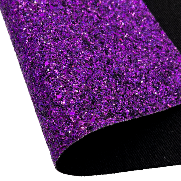 Purple - Glitter Fabric Sheet