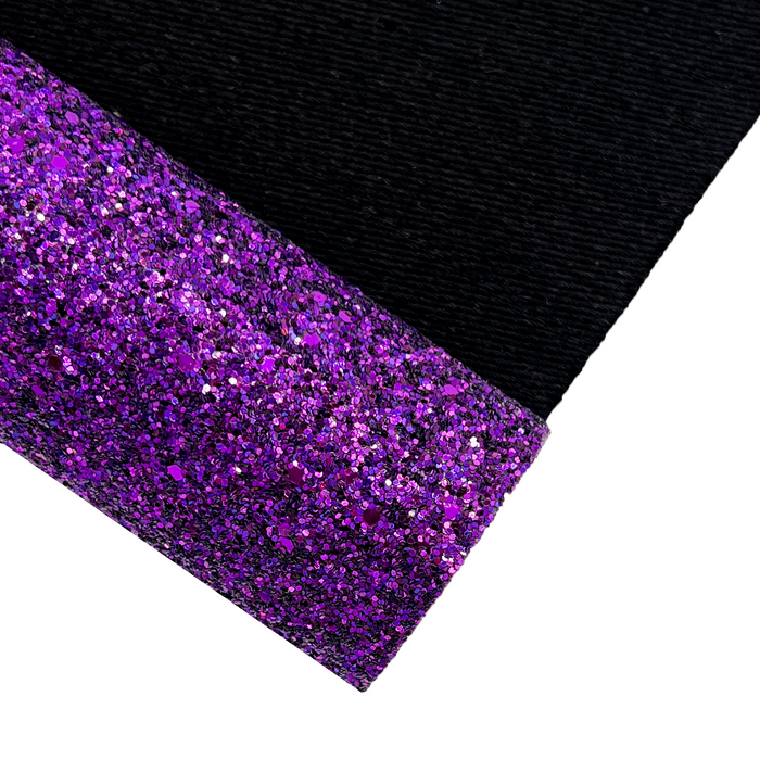 Purple - Glitter Fabric Sheet