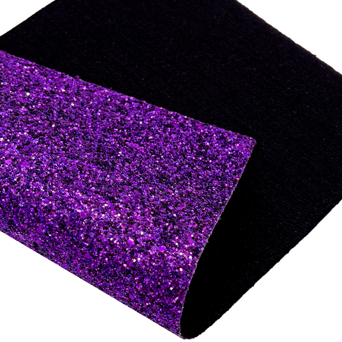 Purple - Glitter Fabric Sheet