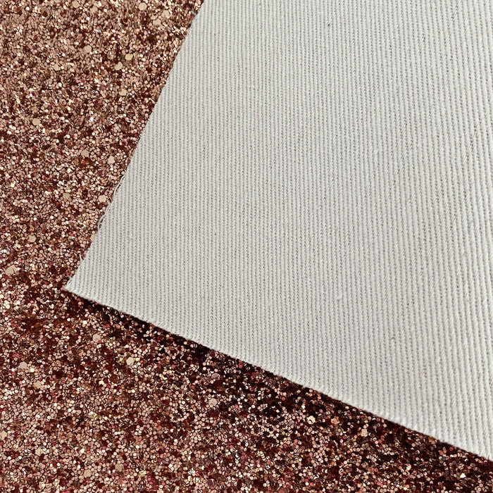 Rose Gold - Glitter Fabric Sheet