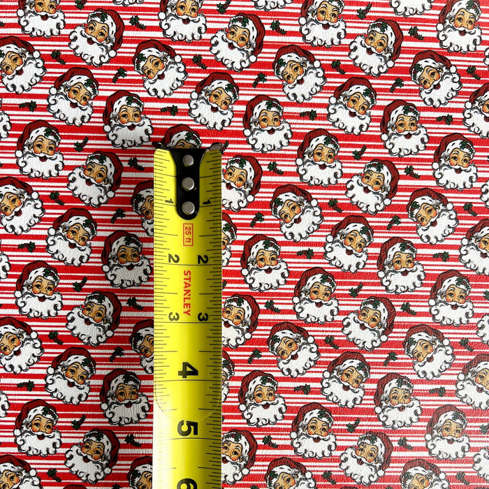 Size of faux leather pattern
