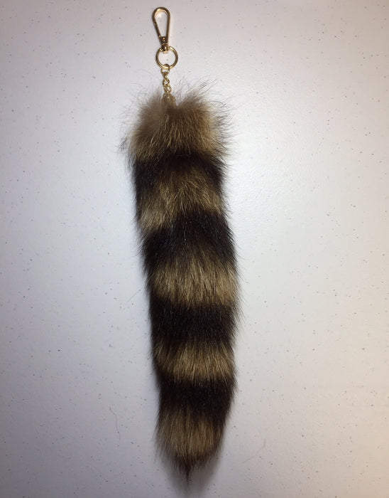 Real Fur Tail Bag Charm