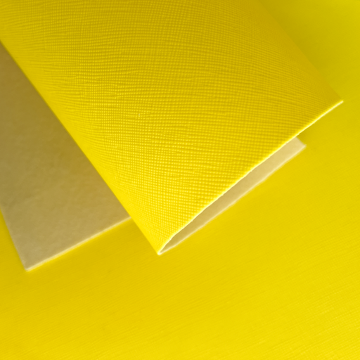 Sunshine Yellow Faux Leather Sheet