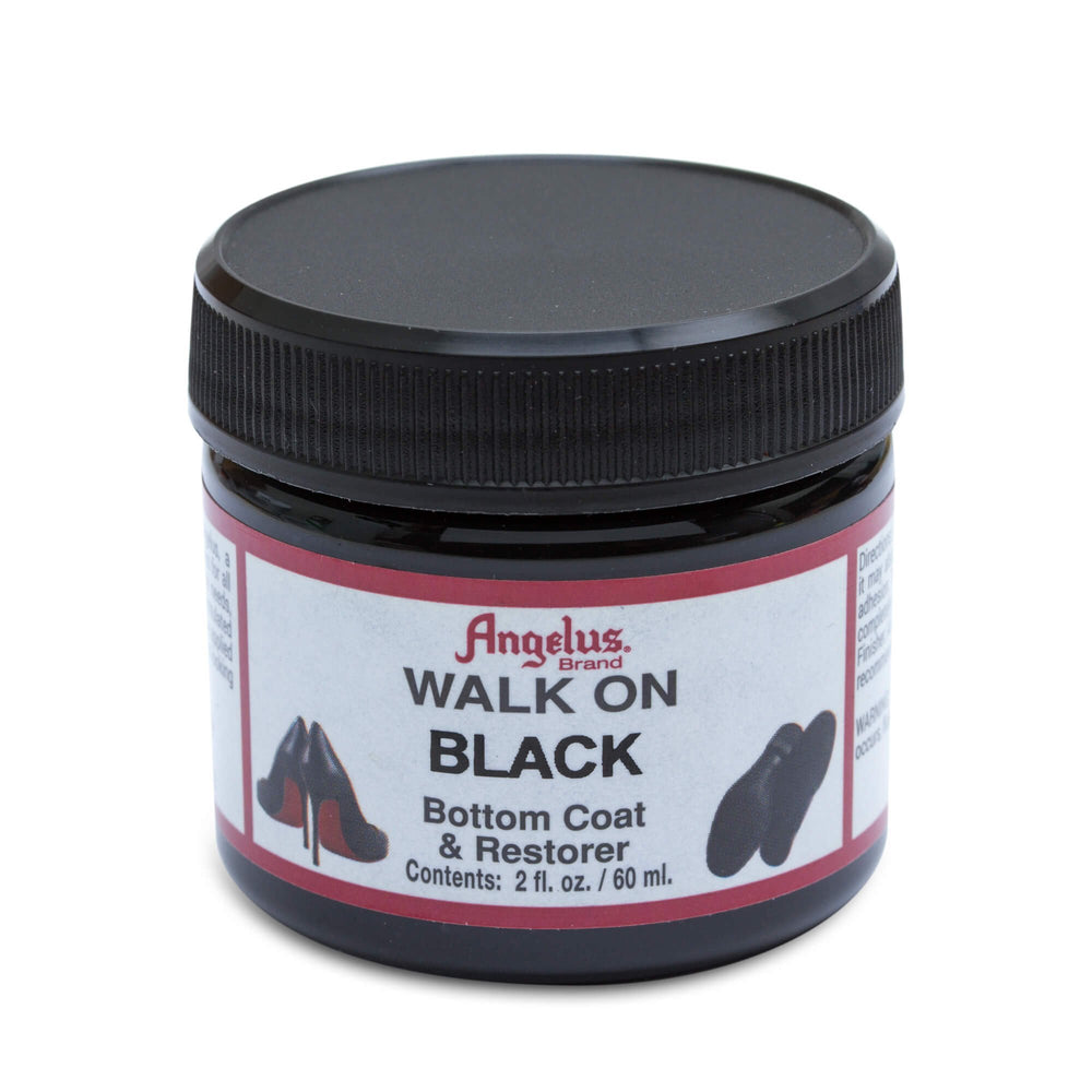 Angelus Walk On Black Bottom Coat and Restorer