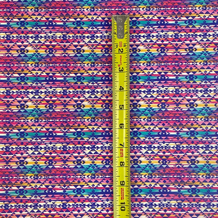 Watercolor Aztec - Printed Leather