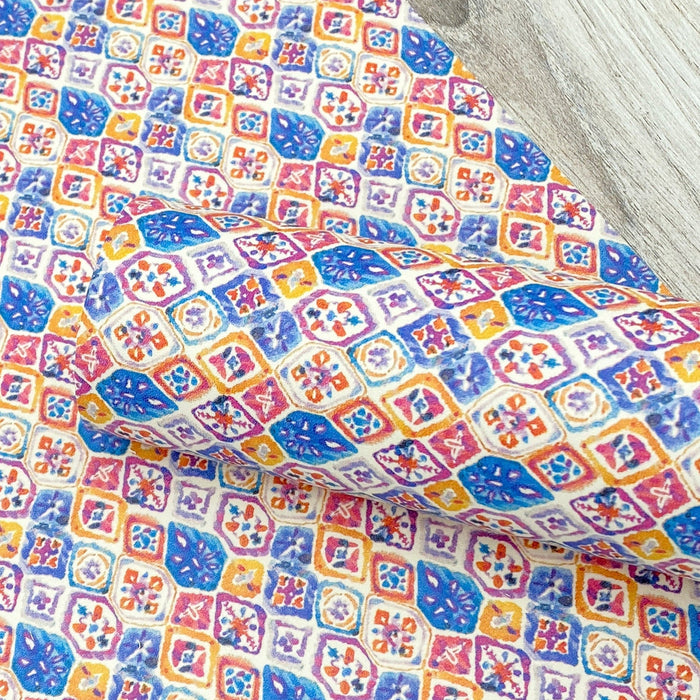 Printed Cowhide Leather