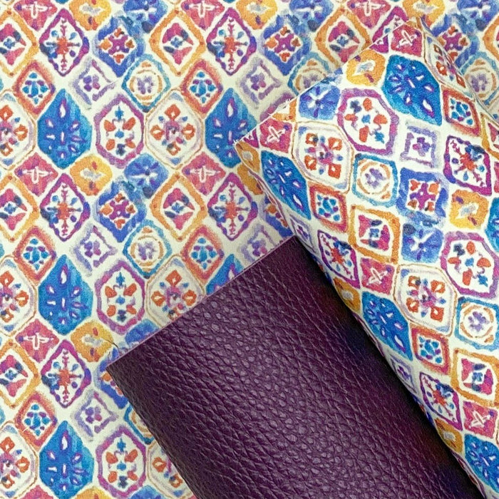 Printed Cowhide Leather