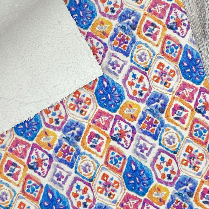 Printed Cowhide Leather