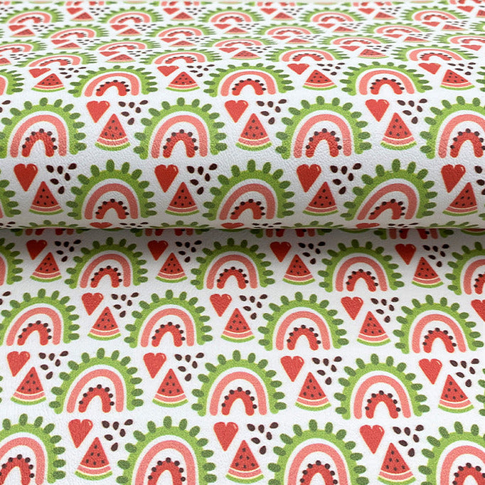 Watermelon Rainbows - Printed Marine Vinyl