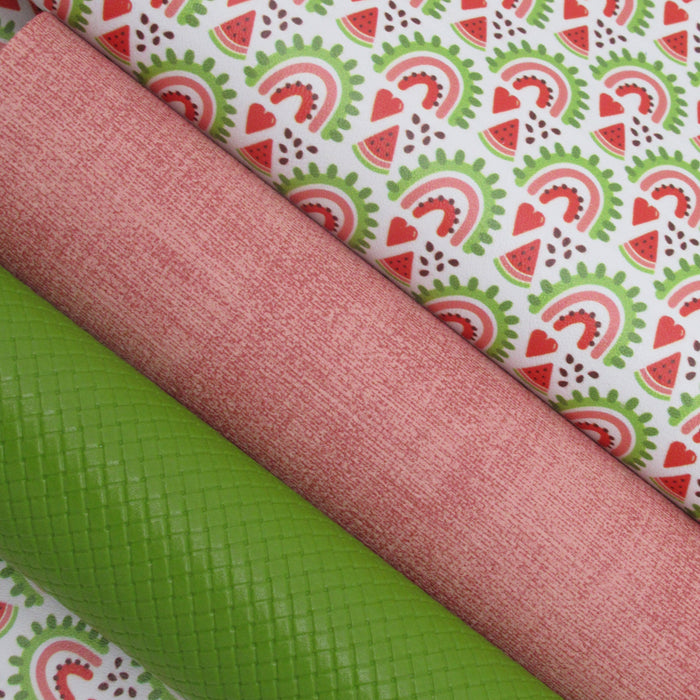 Watermelon Rainbows - Printed Marine Vinyl