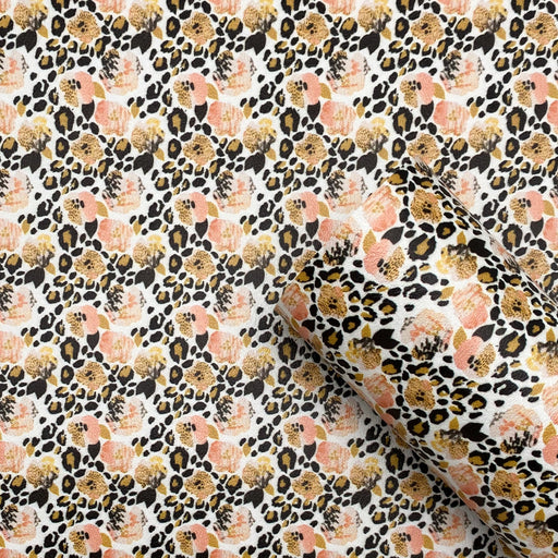 Wild Blossom Printed Marine Vinyl Faux Leather