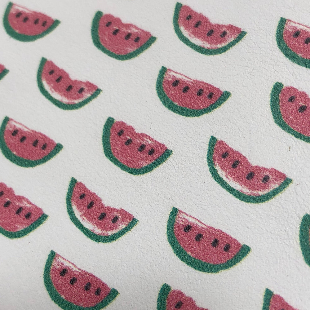 Watermelon Printed Leather