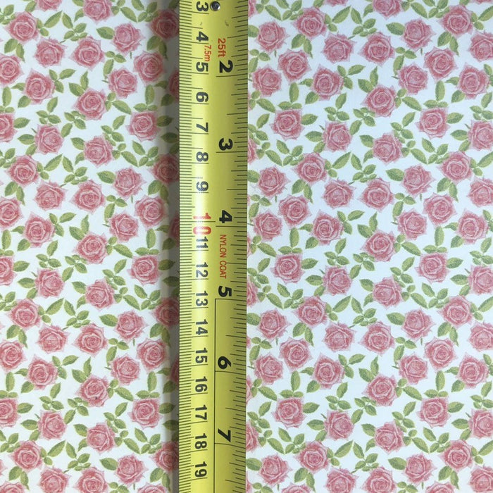 Petite Roses Printed Leather