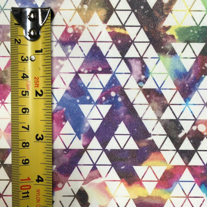 Geometric Galaxy Printed Leather