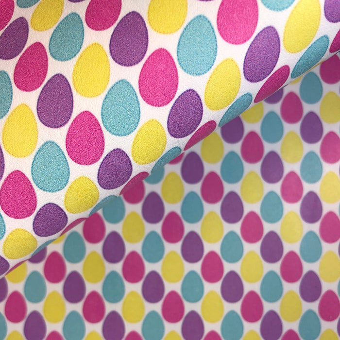 Bright Easter Egg Printed Leather