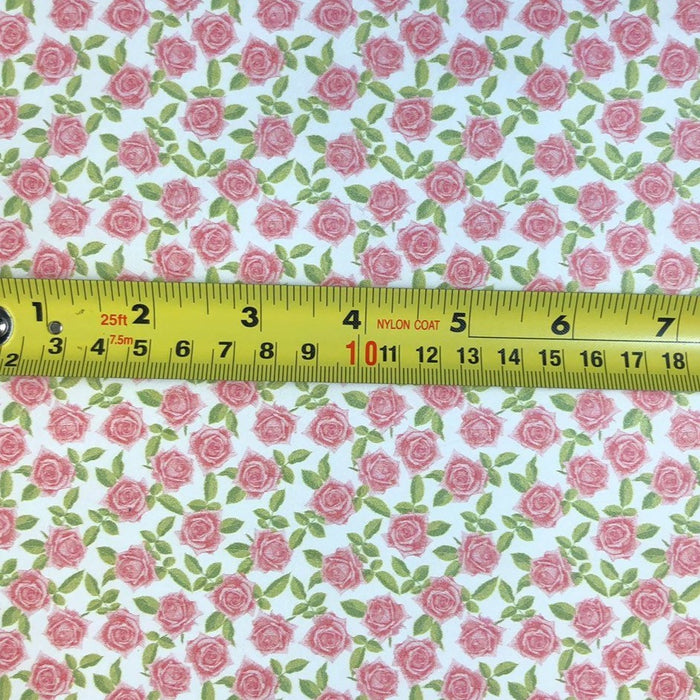 Petite Roses Printed Leather