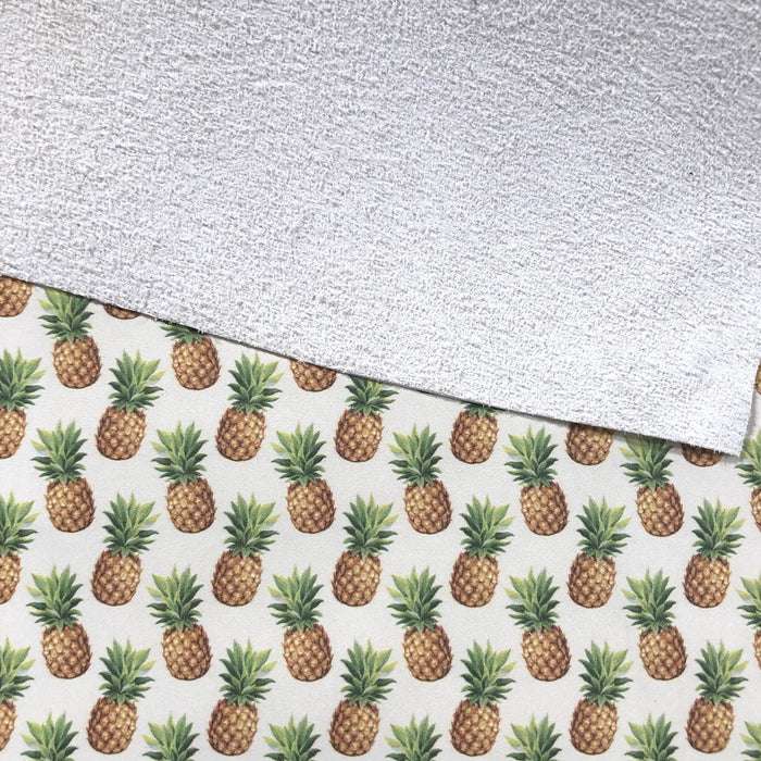 Pineapple Printed Leather