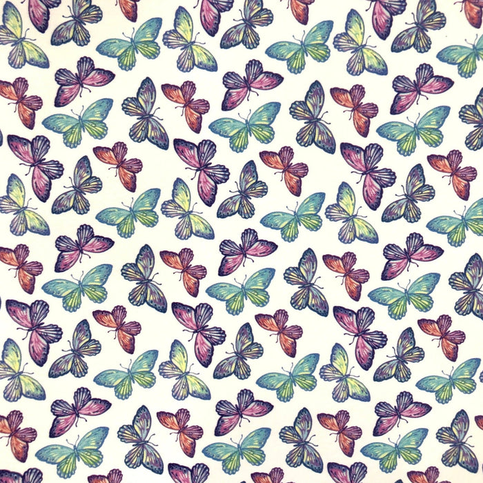 Butterfly Printed Leather