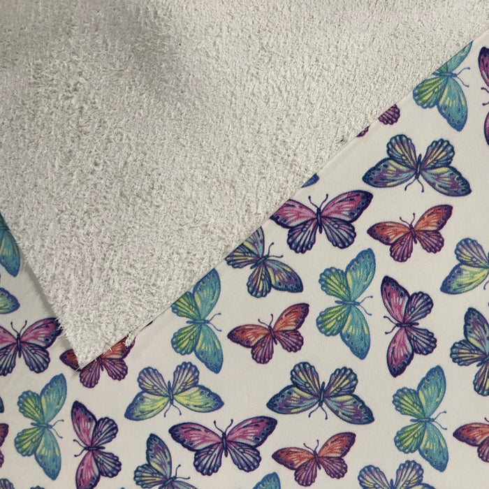 Butterfly Printed Leather