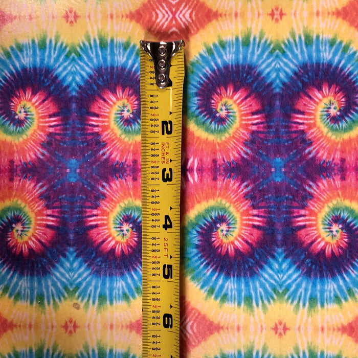 Tie-Dye Printed Leather