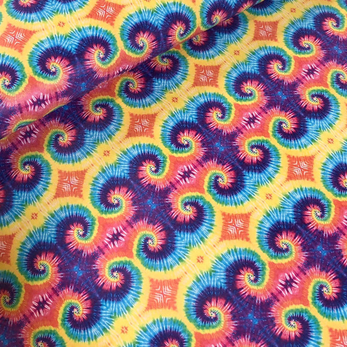 Tie-Dye Printed Leather