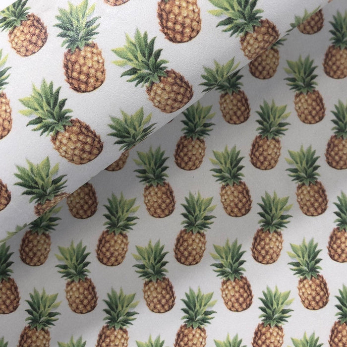 Pineapple Printed Leather