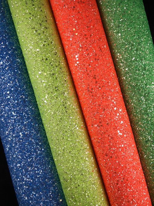 Bright Glitter Faux Leather Sheet