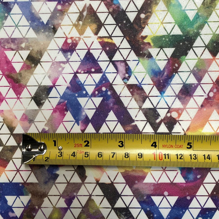 Geometric Galaxy Printed Leather