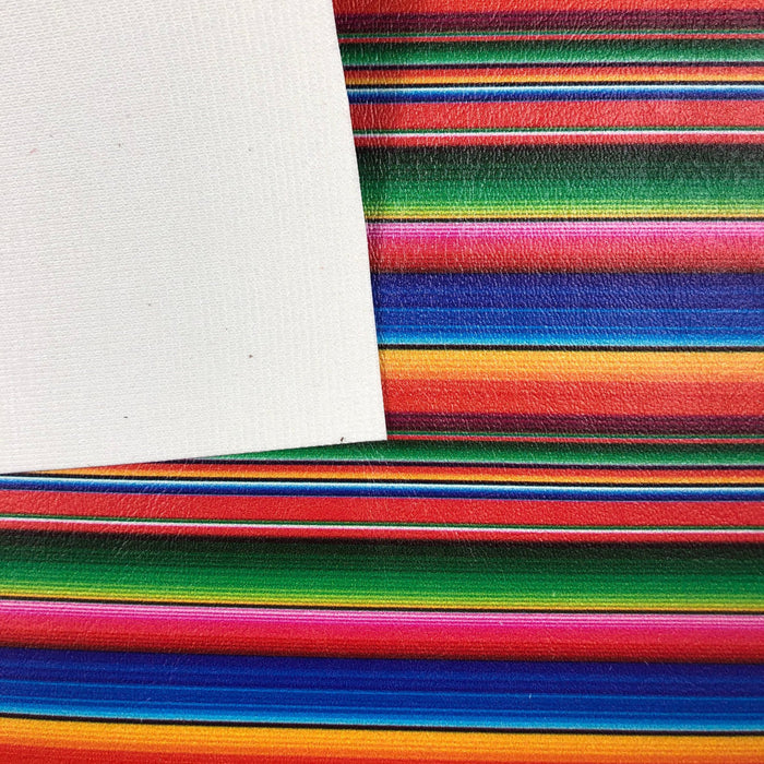 Serape Printed Marine Vinyl Faux Leather