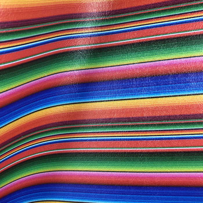 Serape Printed Marine Vinyl Faux Leather