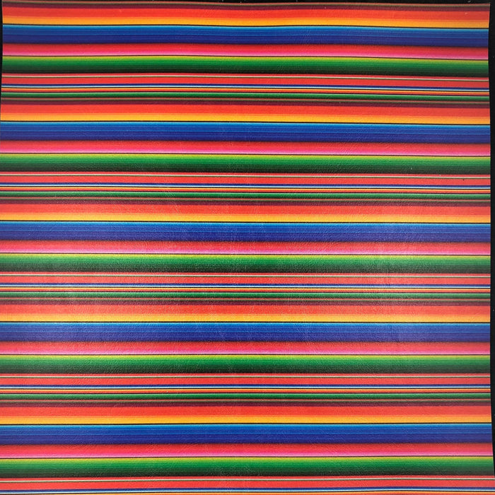 Serape Printed Marine Vinyl Faux Leather