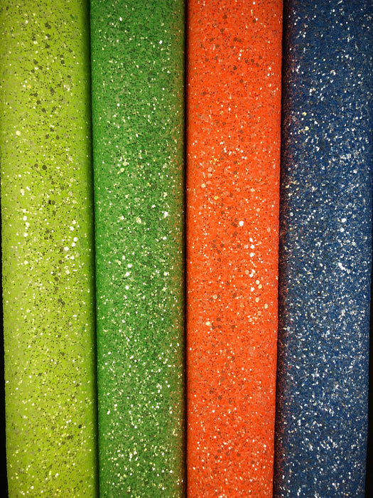 Bright Glitter Faux Leather Sheet