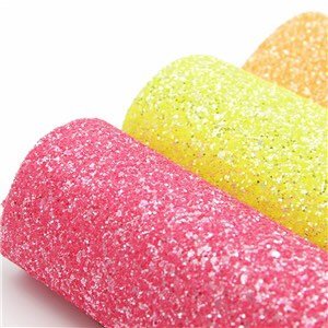 Bright Glitter Faux Leather Sheet