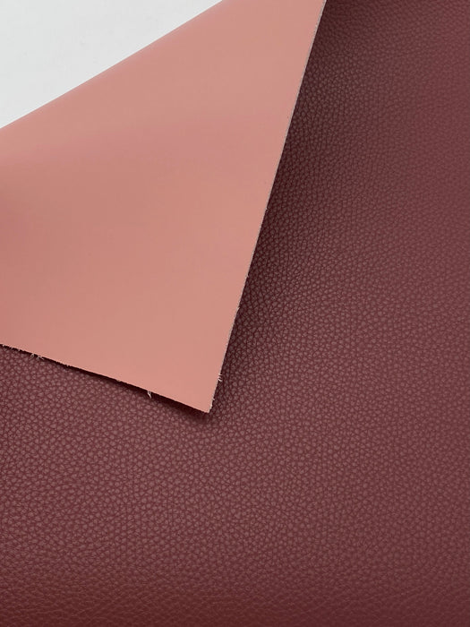 Merlot Double Sided Cowhide Split Leather Panel
