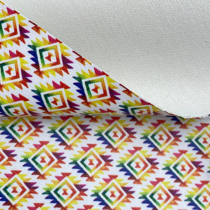 Up-Close Tie-Dye Aztec