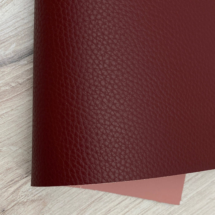 Merlot Double Sided Cowhide Split Leather Panel