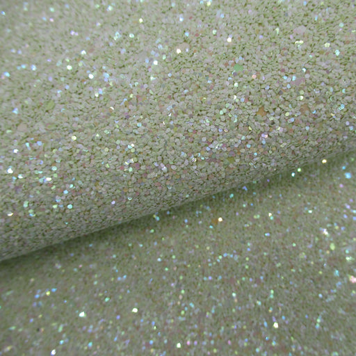 Seaweed Green Glitter Faux Leather Sheet