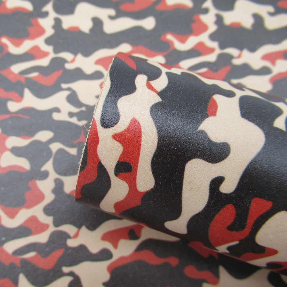 Camouflage European Vegetable Tan Leather