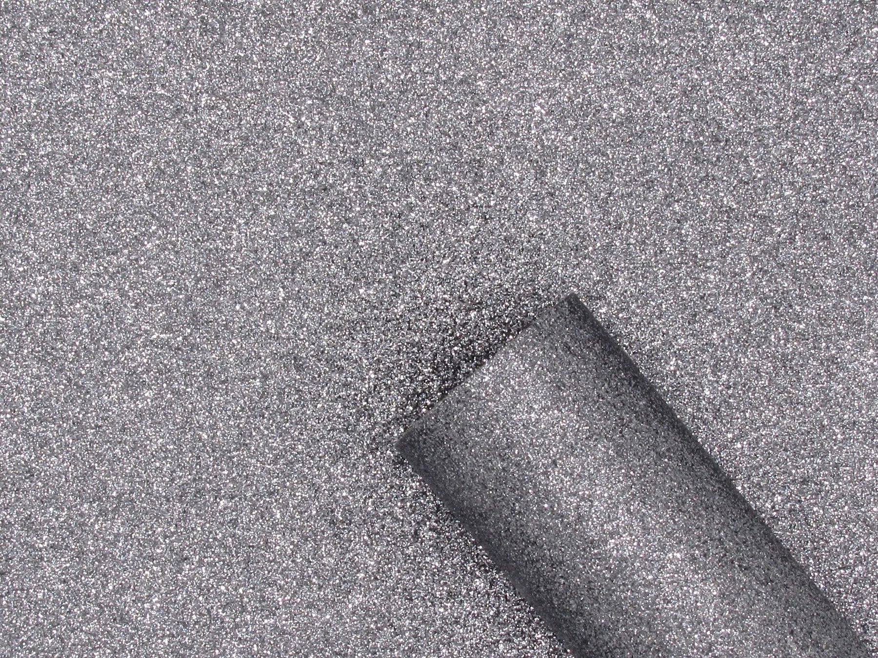 Pewter Grey Extra Fine Glitter Faux Leather Sheet